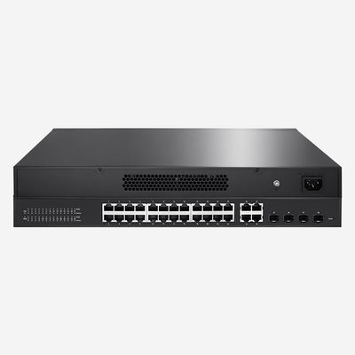 24 PoE Ports Smart Switch The Perfect Combination of 8K MAC Address Table and 4 Network Media for Optimal Networking