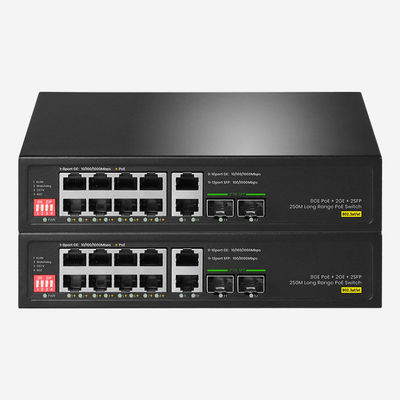 GIGA-Geschwindigkeit Unmanaged Ethernet Switch 10/100/1000 Mbps Portgeschwindigkeit Jumbo-Rahmen-Support Platz spart Design 200mm X 118mm X 44mm